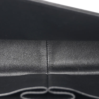 Chanel Lambskin Chevron Quilted Jumbo Double Flap So Black 5 of 14