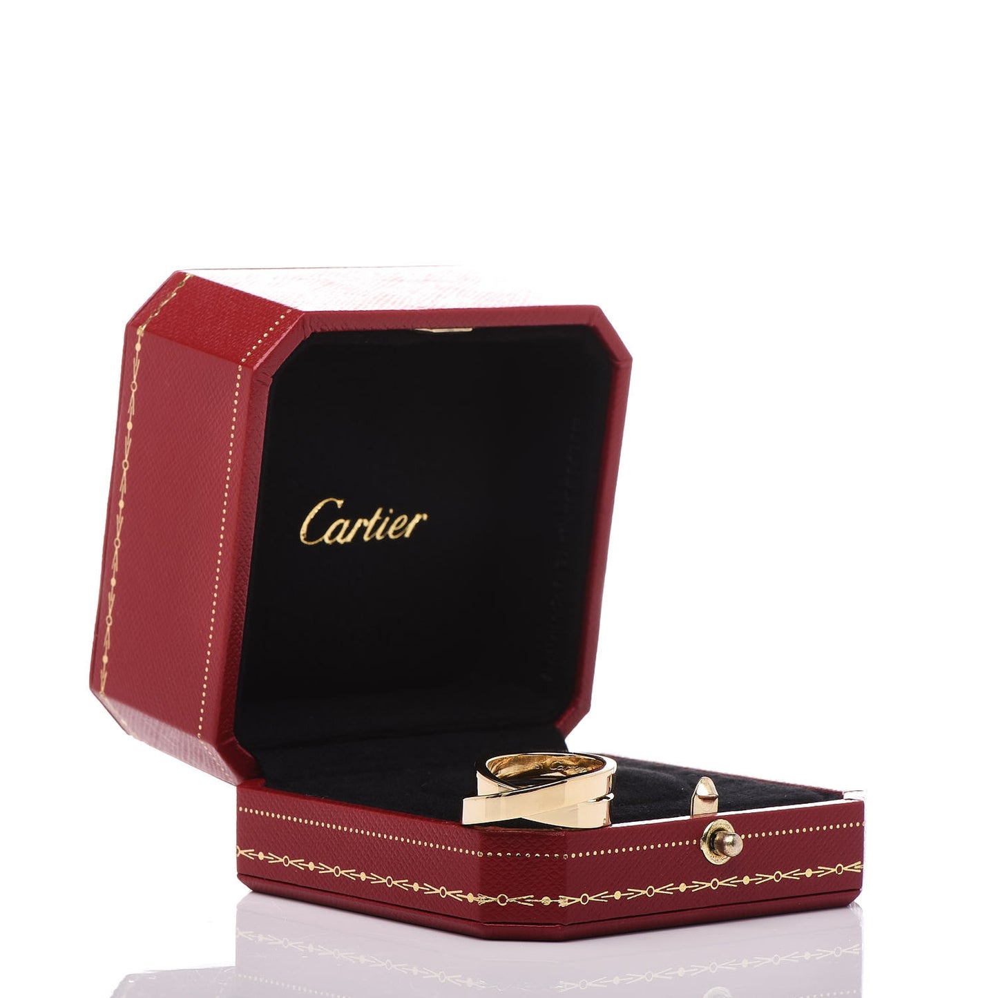 18K Yellow Gold 9mm Paris Nouvelle Vague Ring 51 5.75