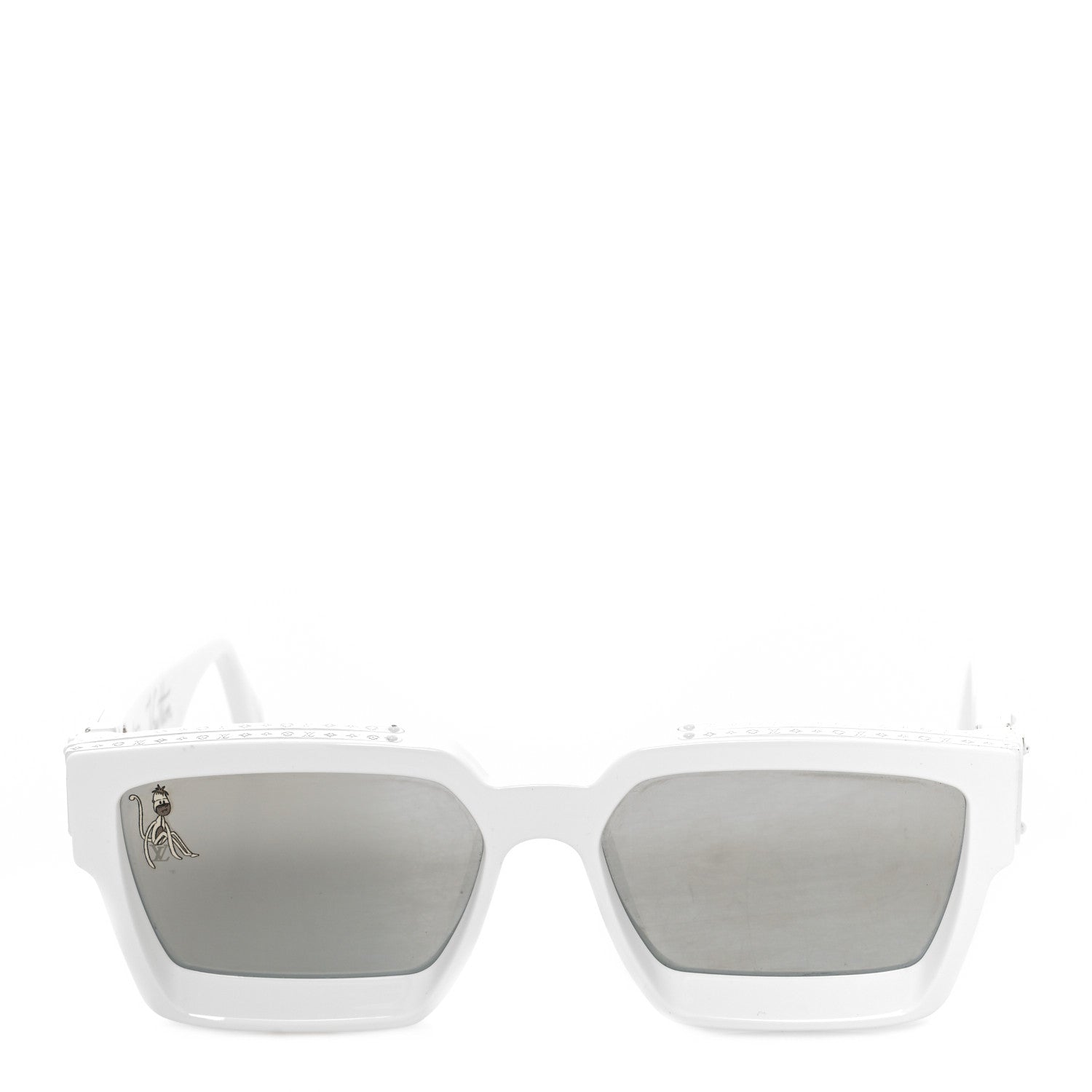 Louis Vuitton Acetate 1.1 Millionaires Z1440E Sunglasses White 2 of 8