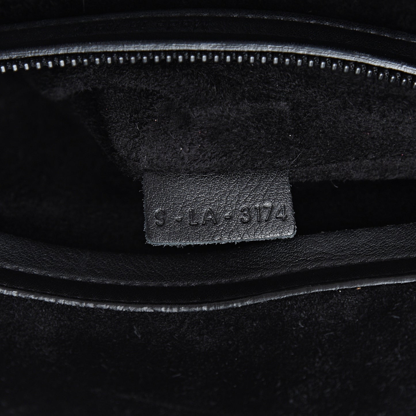 Supple Calfskin Medium Phantom Luggage Black