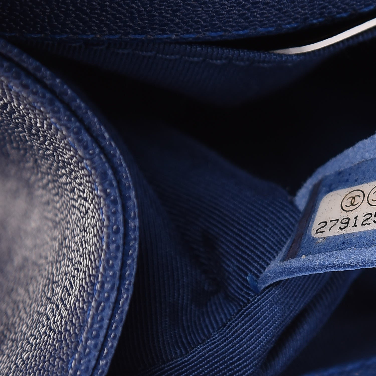 Chanel Caviar Quilted Small Boy Flap Dark Blue 7 of 9