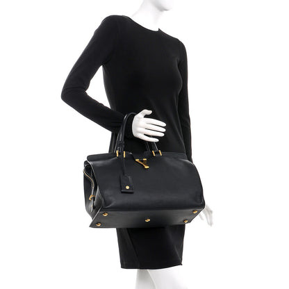 Saint Laurent Calfskin Medium Classic Y Cabas Black 2 of 12