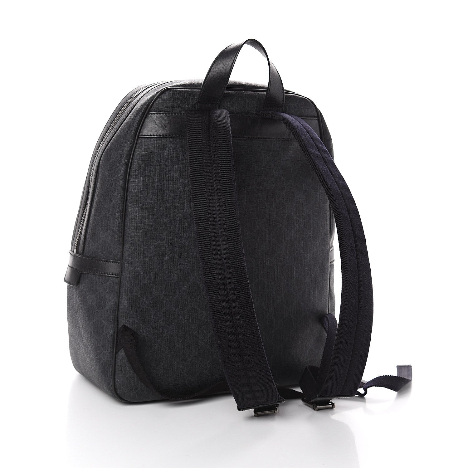 Gucci GG Supreme Monogram Medium Day Backpack Grey Black 2 of 8