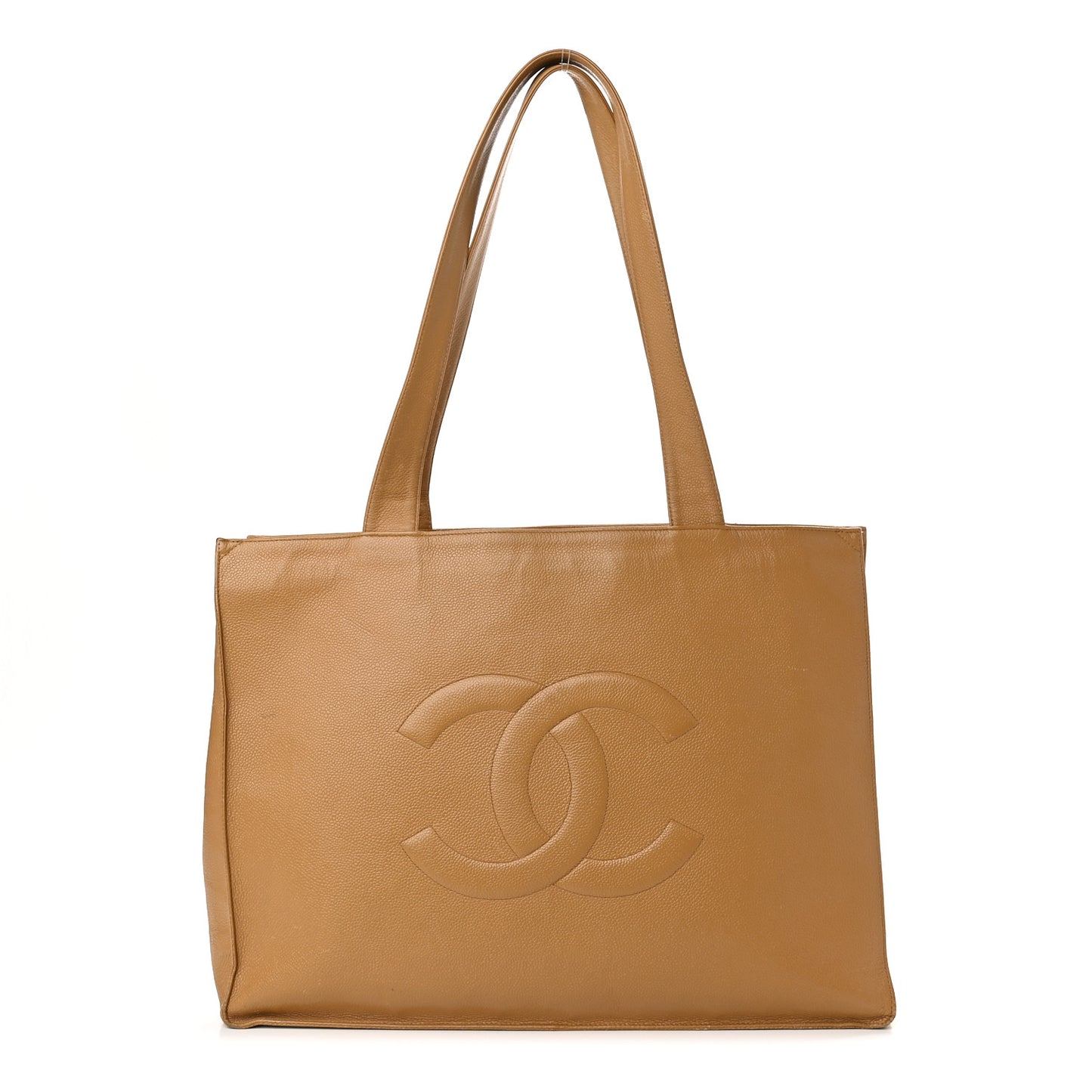 Caviar CC Tote Beige