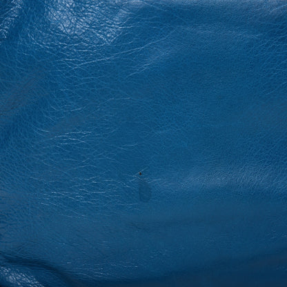Balenciaga Agneau Medium Blanket Square Tote Bleu De Prusse 11 of 13