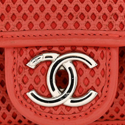Chanel Perforated Calfskin Large Up In The Air Flap Red 12 of 14
