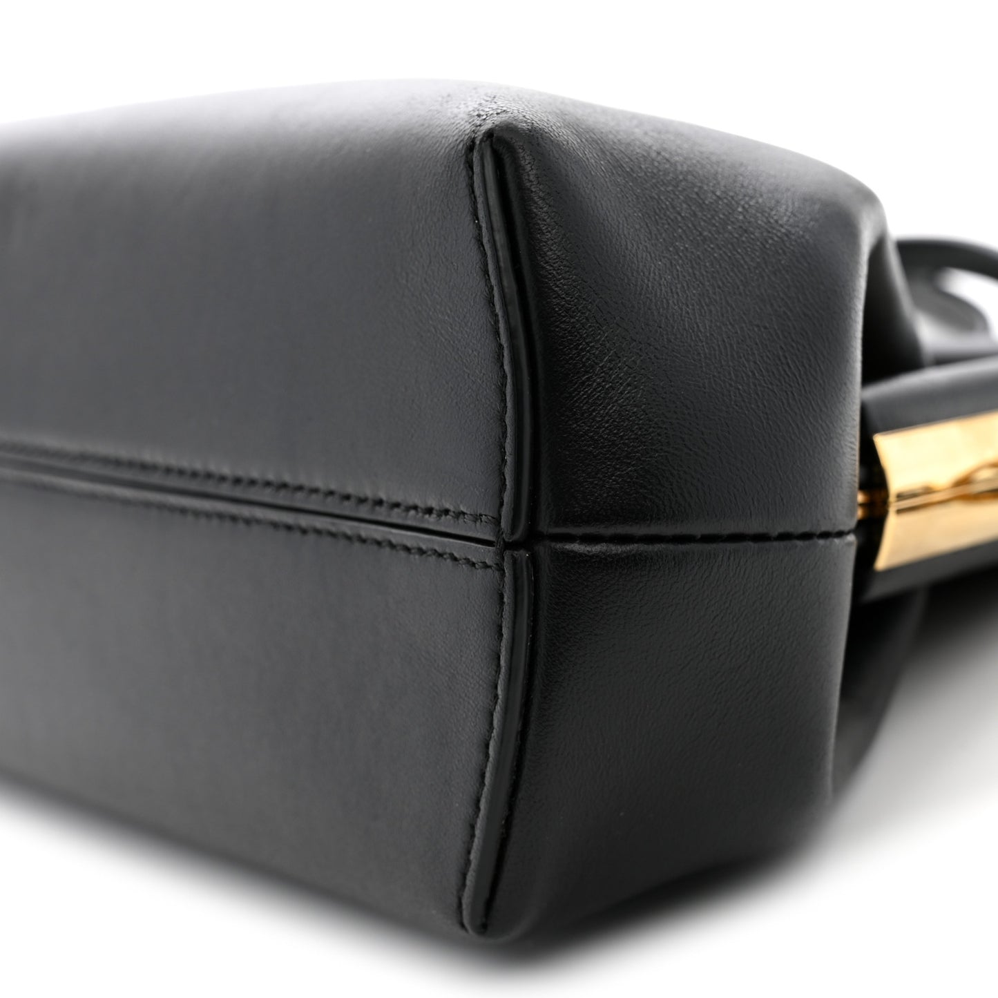 Shiny Nappa Small Fendi First Black