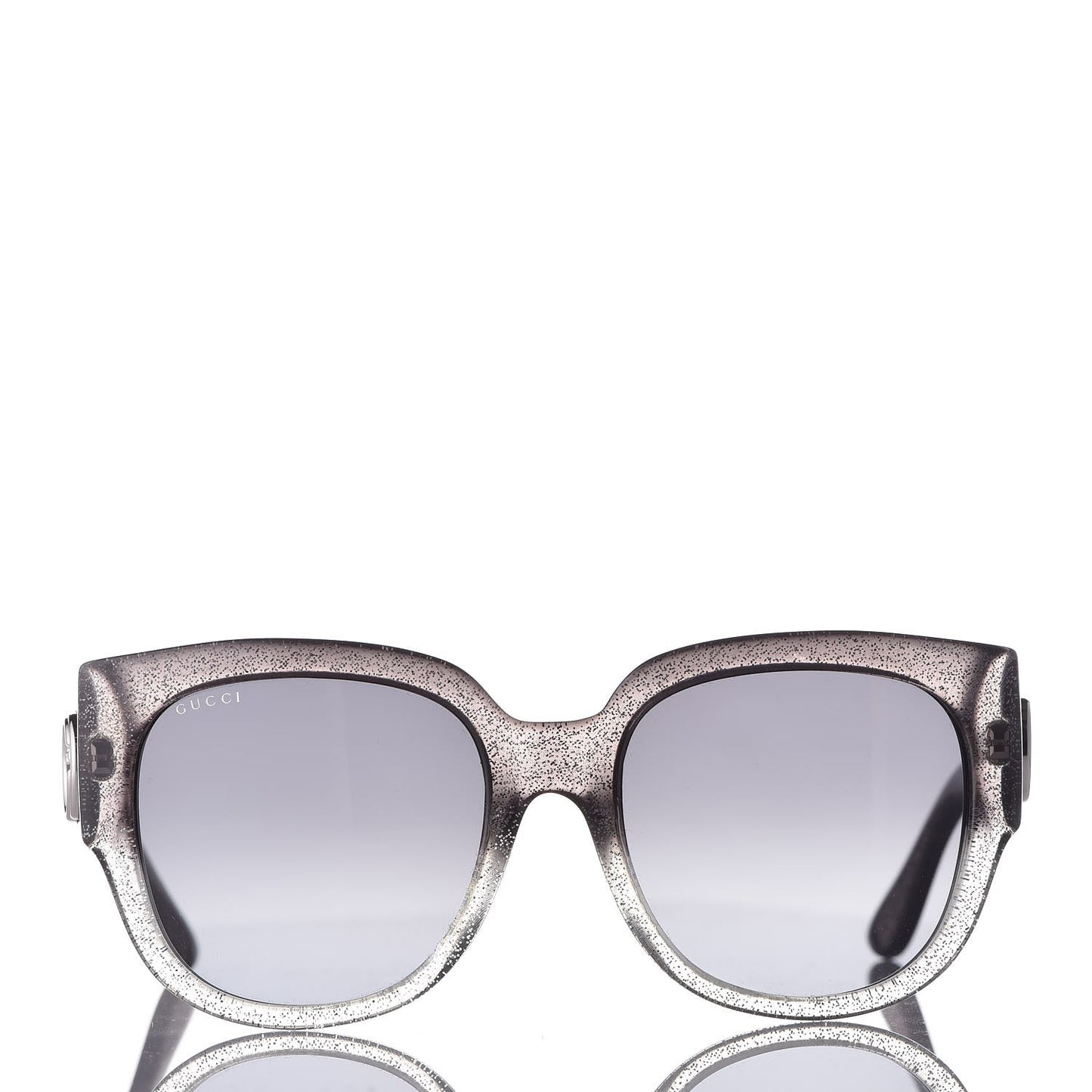 Glitter Square Optyl Sunglasses 3836/F/S Gray Silver