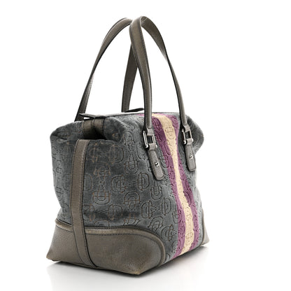 Gucci Velvet Horsebit Embossed Treasure Boston Multicolor 3 of 21