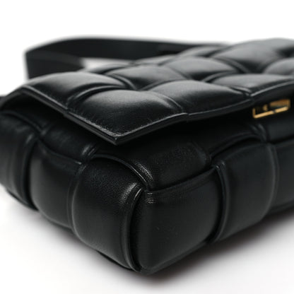 Bottega Veneta Nappa Maxi Intreccio Small Padded Cassette Crossbody Bag Black 9 of 10