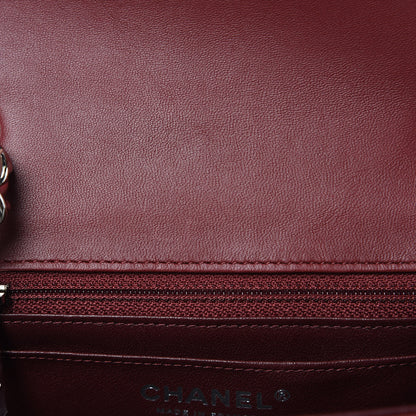 Chanel Lambskin Quilted Mini Square Flap Burgundy 10 of 12