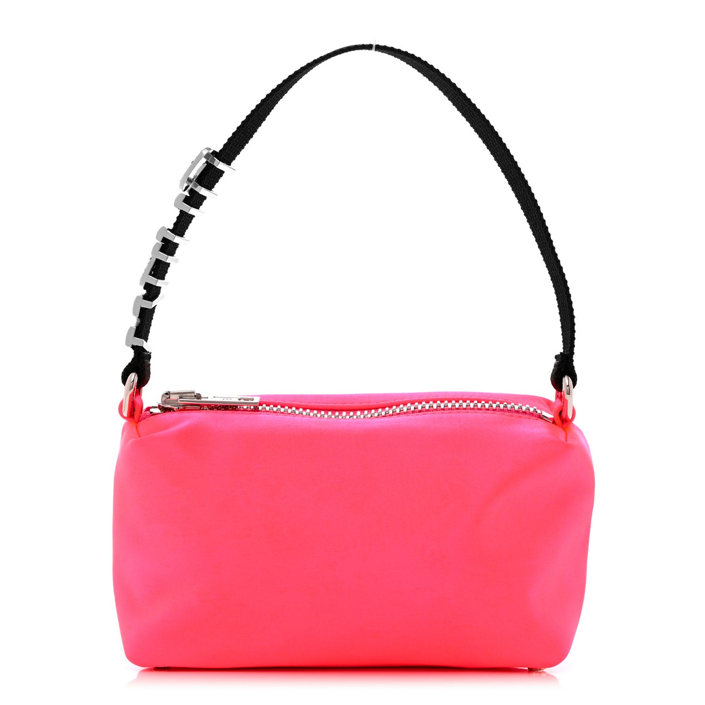 Satin Crystal Heiress Pouch Pink