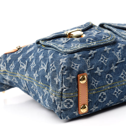 Louis Vuitton Denim Baggy GM Blue 6 of 9