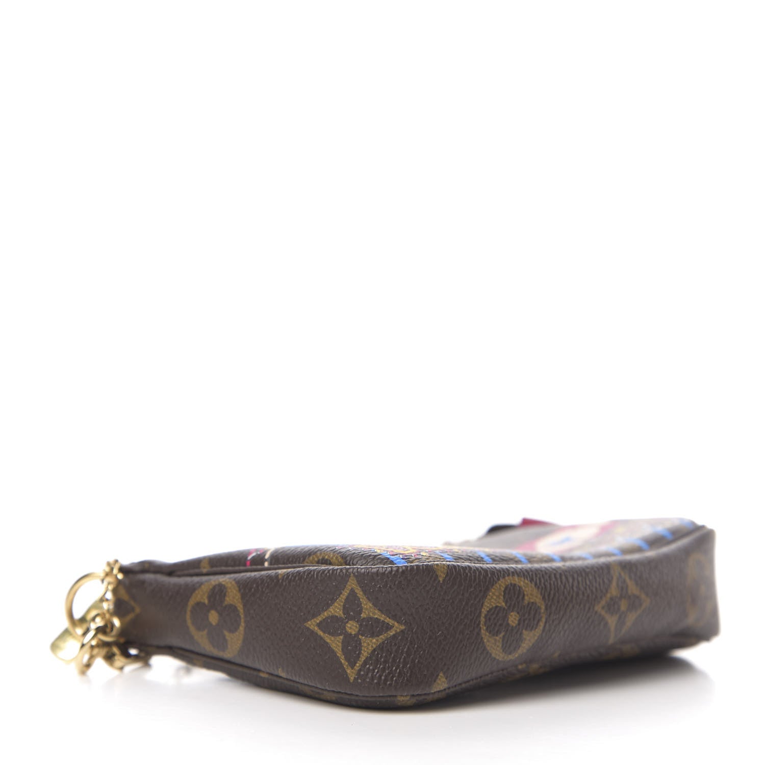 Louis Vuitton Monogram 2020 Christmas Animation Roller Coaster Mini Pochette Accessories Pivoine 5 of 17