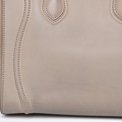Celine Supple Calfskin Medium Phantom Luggage Beige 11 of 13