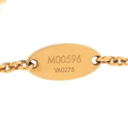 Louis Vuitton Metal Crystal LV Iconic Necklace Gold 6 of 7