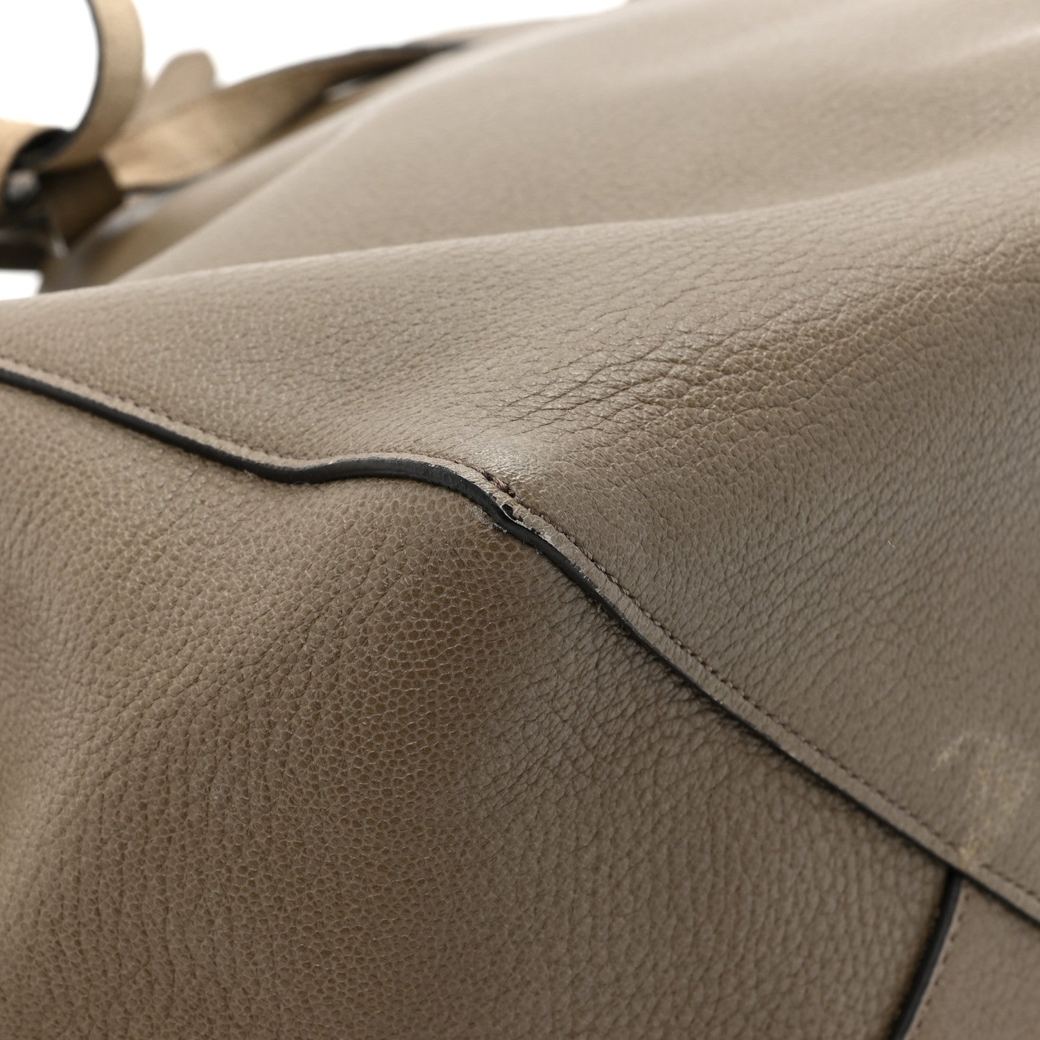 Celine Soft Grained Calfskin Medium Belt Cabas Phantom Taupe 9 of 15