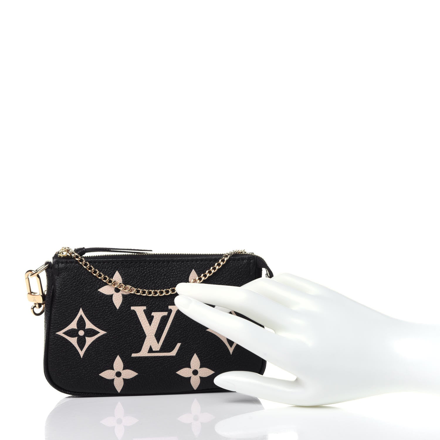 Louis Vuitton Empreinte Monogram Giant Mini Pochette Accessories Black 2 of 10
