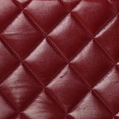 Chanel Lambskin Quilted Medallion Tote Red 9 of 12