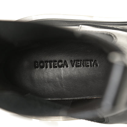 Bottega Veneta Calfskin The Tire Chelsea Boots 39 Black Transparent 10 of 14