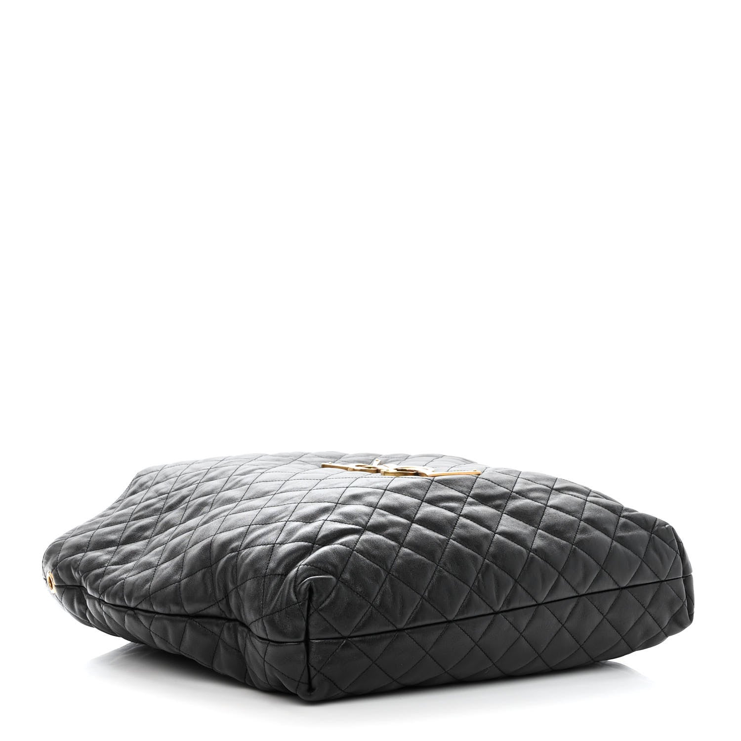 Saint Laurent SAINT LAURENT Lambskin Quilted Maxi Icare Shopping Tote Black 4 of 9