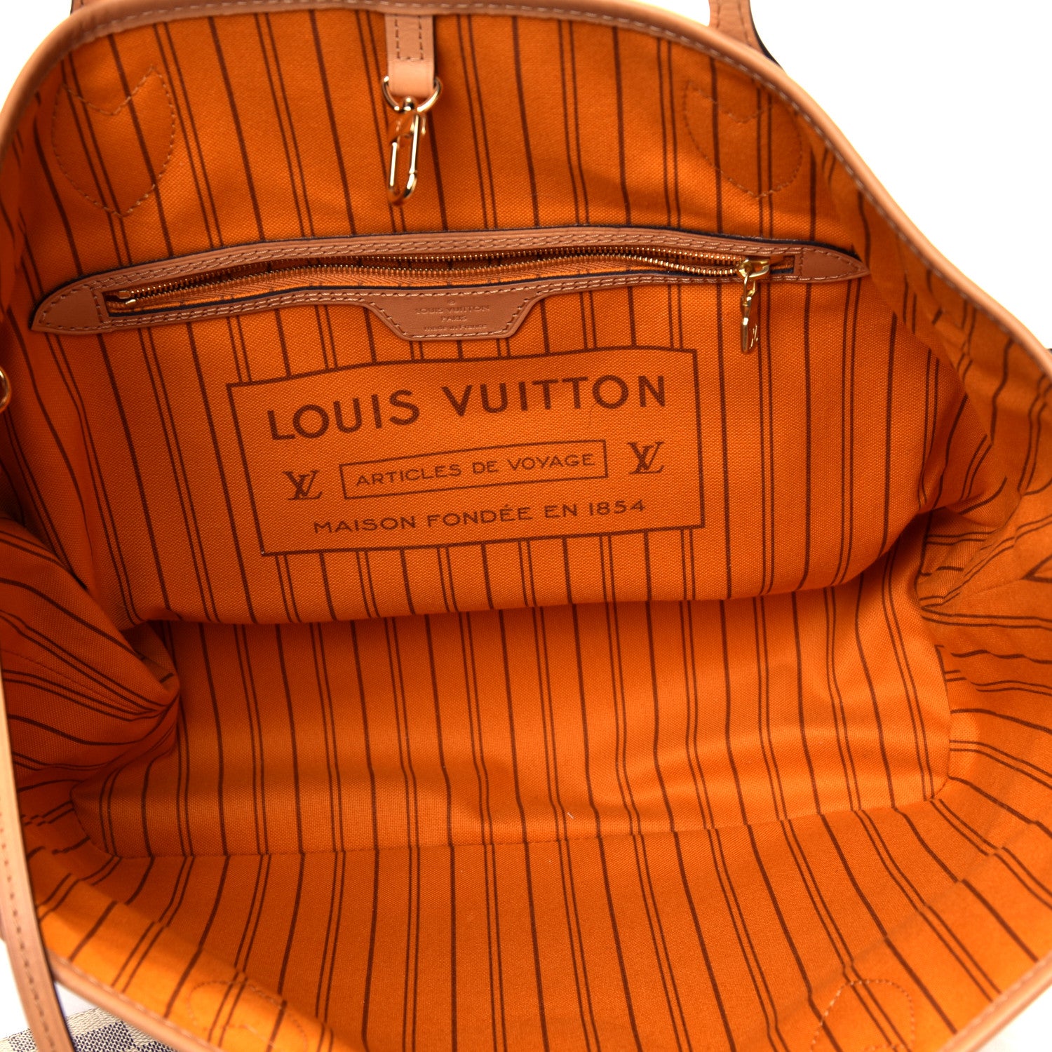 Louis Vuitton Damier Azur Braided Neverfull MM Pink 4 of 5