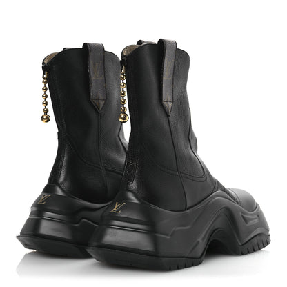 Louis Vuitton Monogram LV Archlight 2.0 Platform Ankle Boots 38 Black 5 of 11