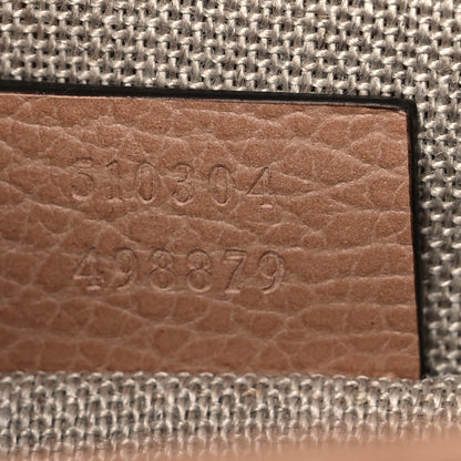 Gucci Dollar Calfskin Small Interlocking G Shoulder Bag Camelia 7 of 11