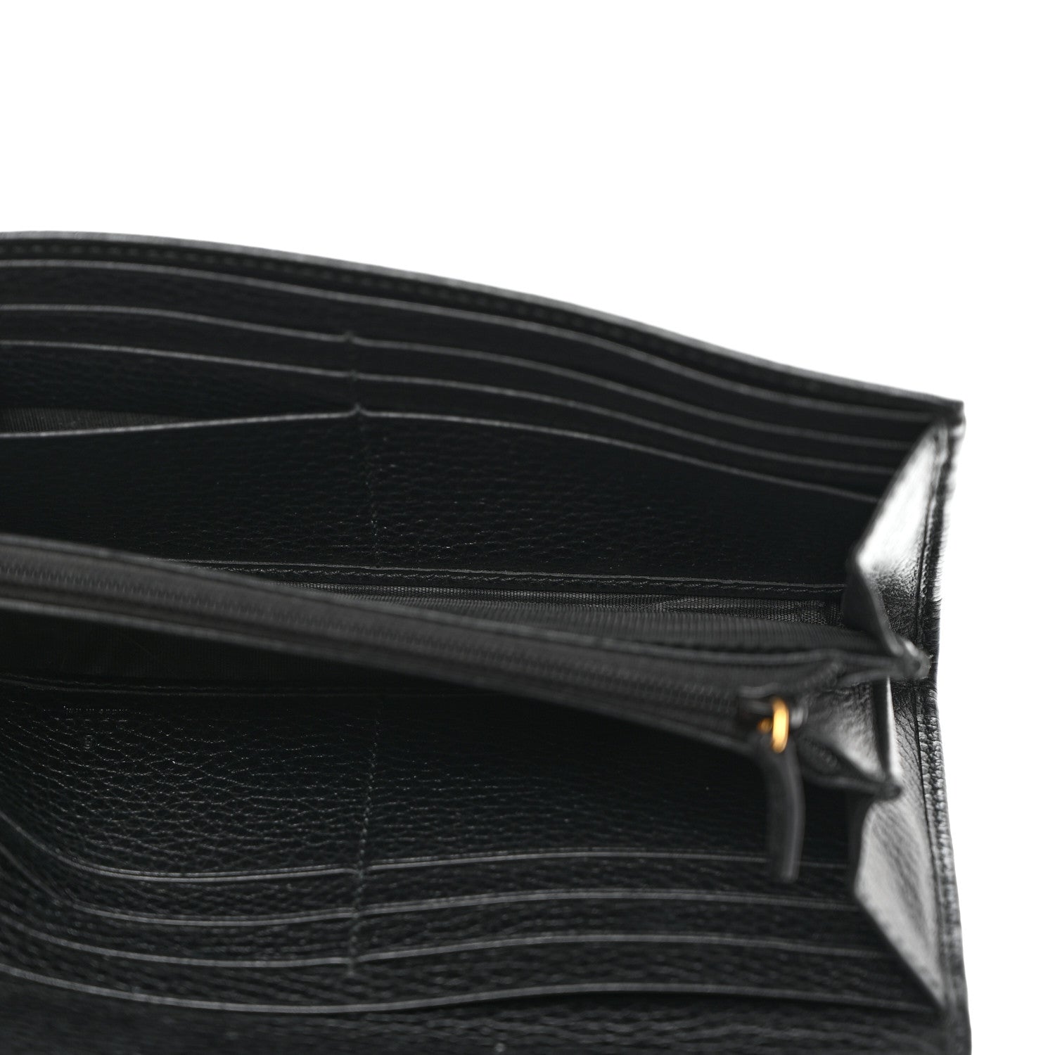 Gucci Dollar Calfskin GG Marmont Continental Wallet Black 5 of 7