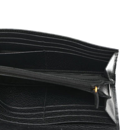 Gucci Dollar Calfskin GG Marmont Continental Wallet Black 5 of 7