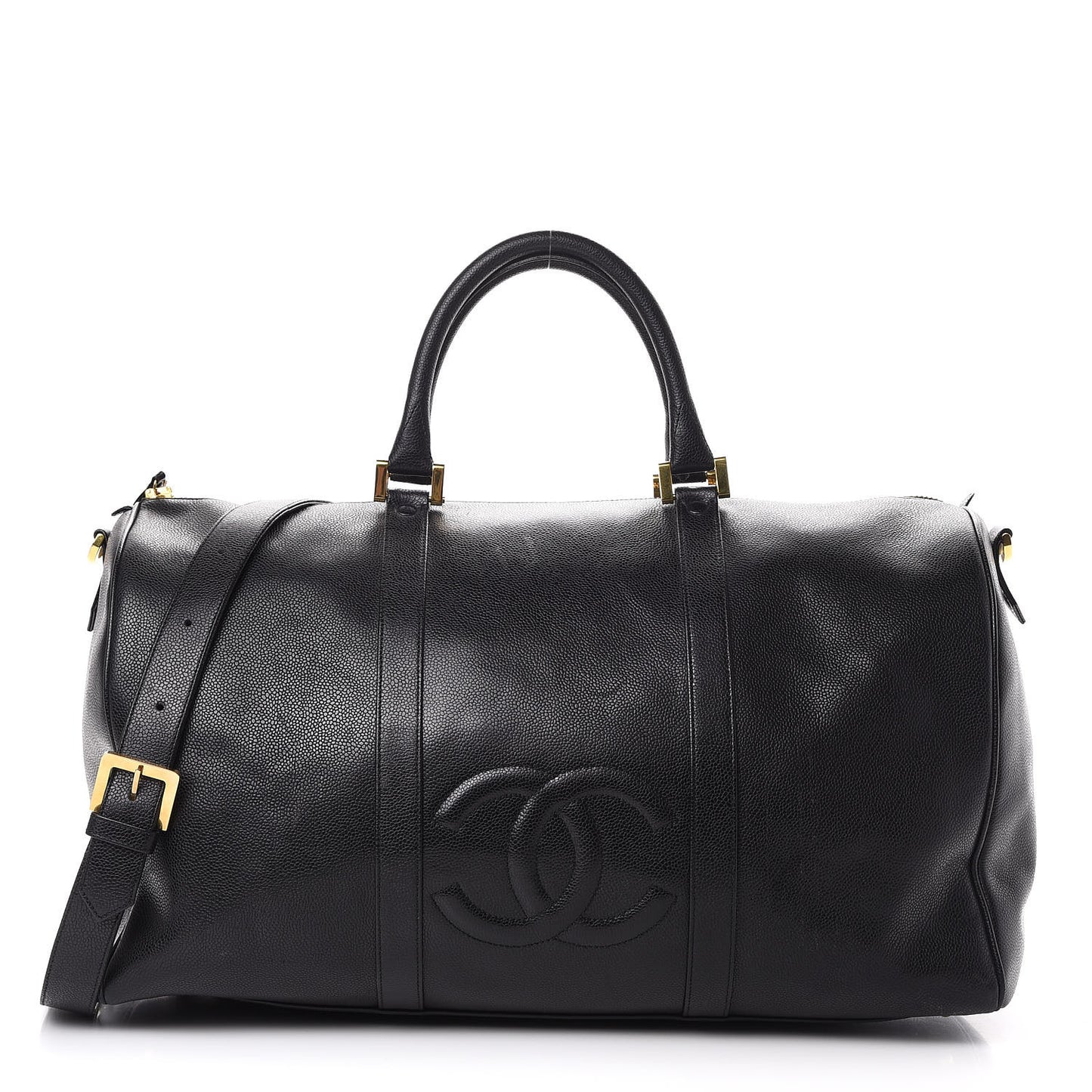 Caviar Timeless CC Duffel Bag Black