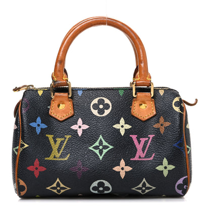 Louis Vuitton Monogram Multicolor Mini Sac HL Speedy Black 1 of 11