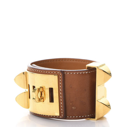 Hermes Barenia Collier de Chien CDC Bracelet S Fauve 7 of 12