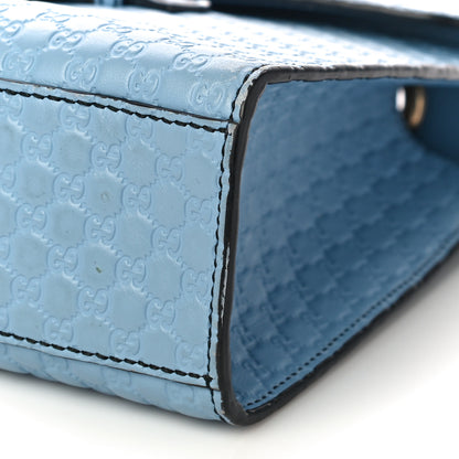 Gucci Microguccissima Medium Emily Chain Shoulder Bag Mineral Blue 10 of 11