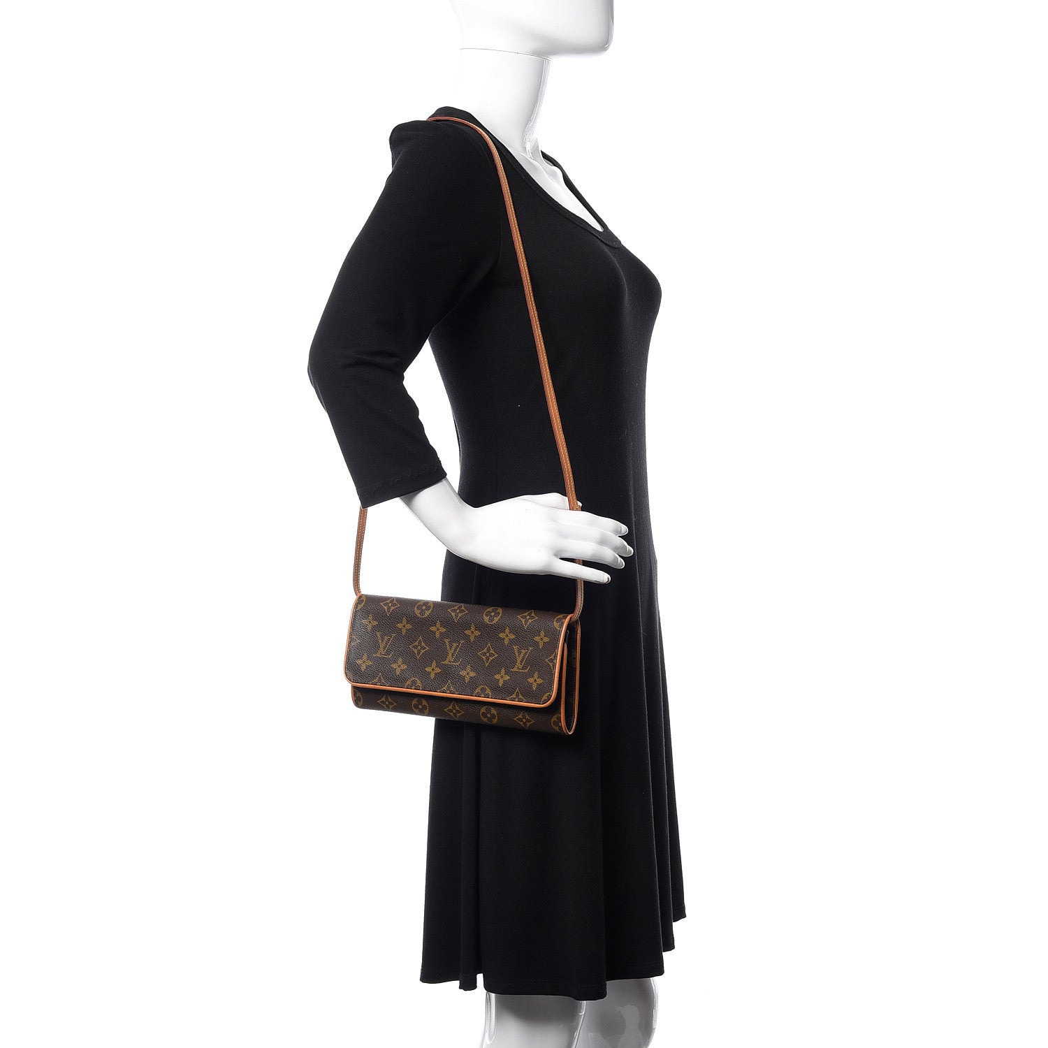 Louis Vuitton Monogram Pochette Twin GM 2 of 9