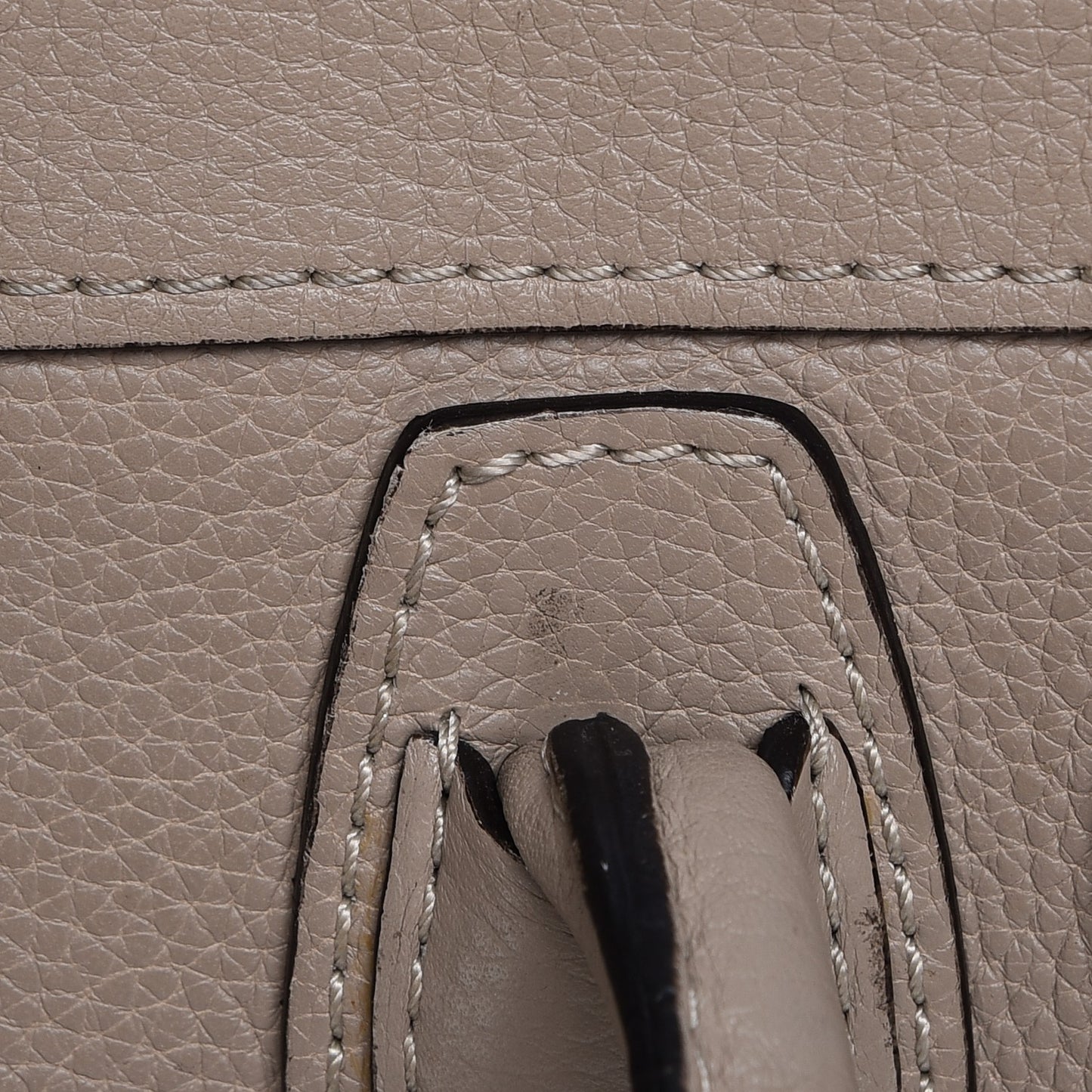 Drummed Calfskin Nano Luggage Dune