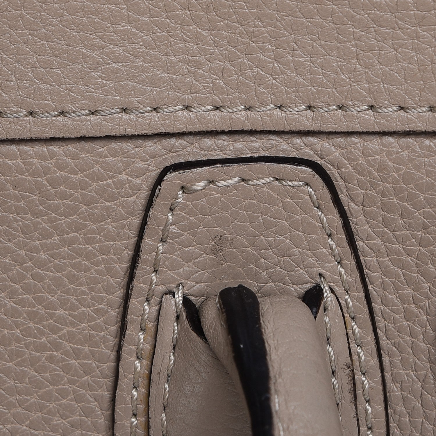 Celine Drummed Calfskin Nano Luggage Dune 8 of 18