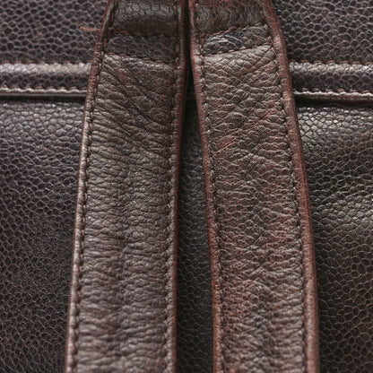 Chanel Caviar CC Backpack Brown 13 of 13