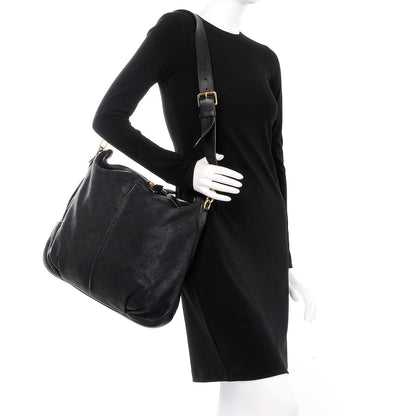 Louis Vuitton Mahina Selene MM Black 2 of 11