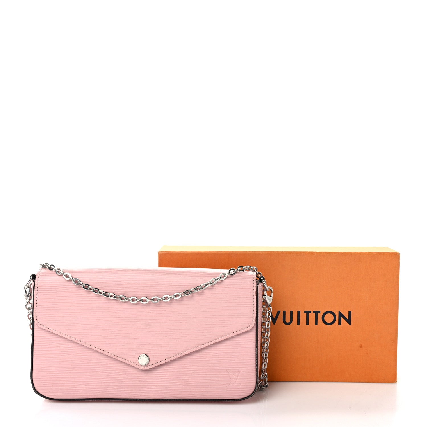 Louis Vuitton Epi Pochette Felicie Rose Ballerine 15 of 15