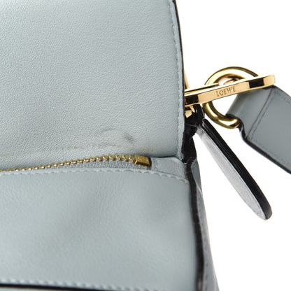 Loewe Calfskin Medium Puzzle Bag Aqua 9 of 10