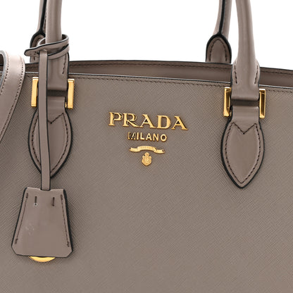 Prada Saffiano Soft Calfskin Tote Argilla 8 of 15