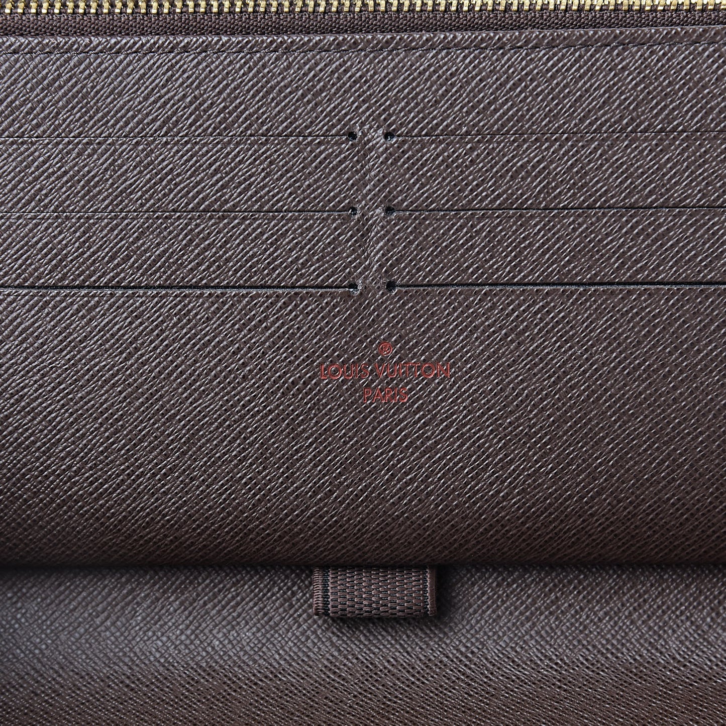 Damier Ebene Zippy Organizer Wallet