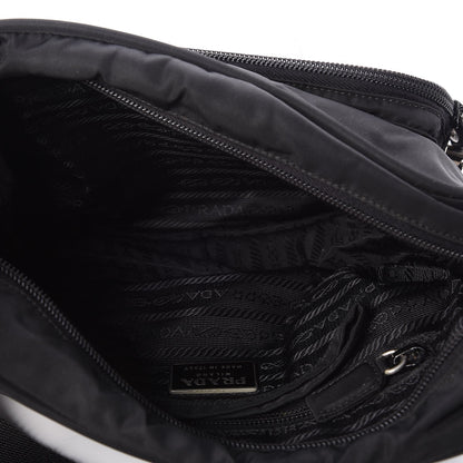 Prada Nylon Saffiano Vela Messenger Bag Nero Black 5 of 7