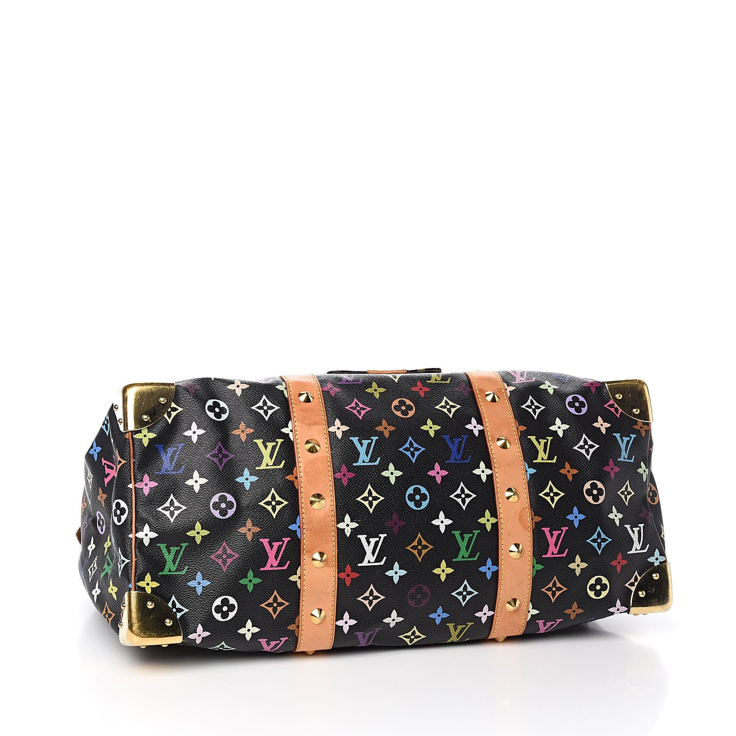 Louis Vuitton Monogram Multicolor Keepall 45 Black 4 of 13