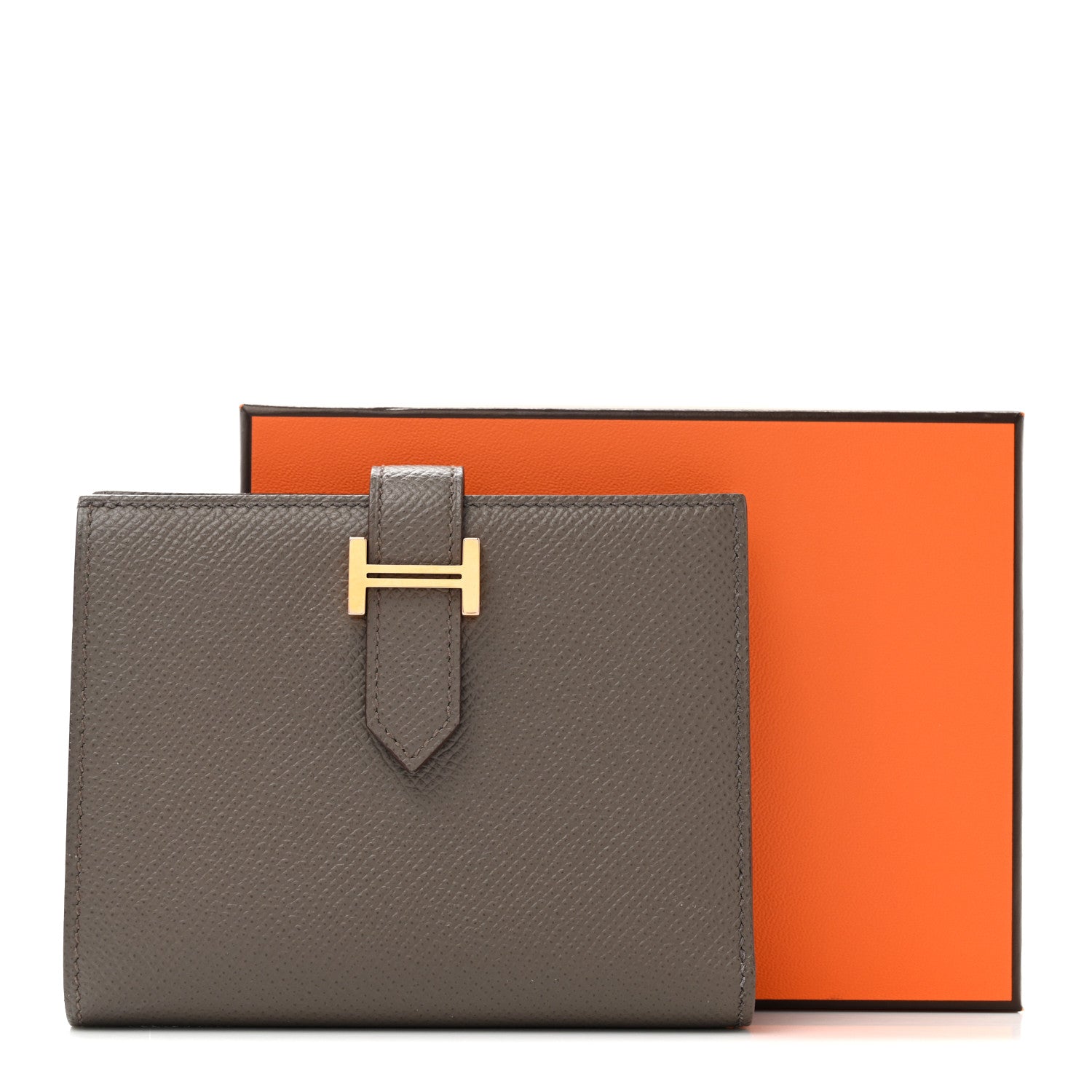 Hermes Epsom Bearn Compact Wallet Etain 8 of 8