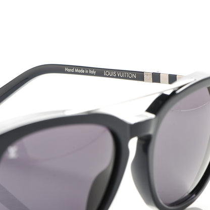 Louis Vuitton Conviction MM Sunglasses Z0687W Blue Grey 5 of 7