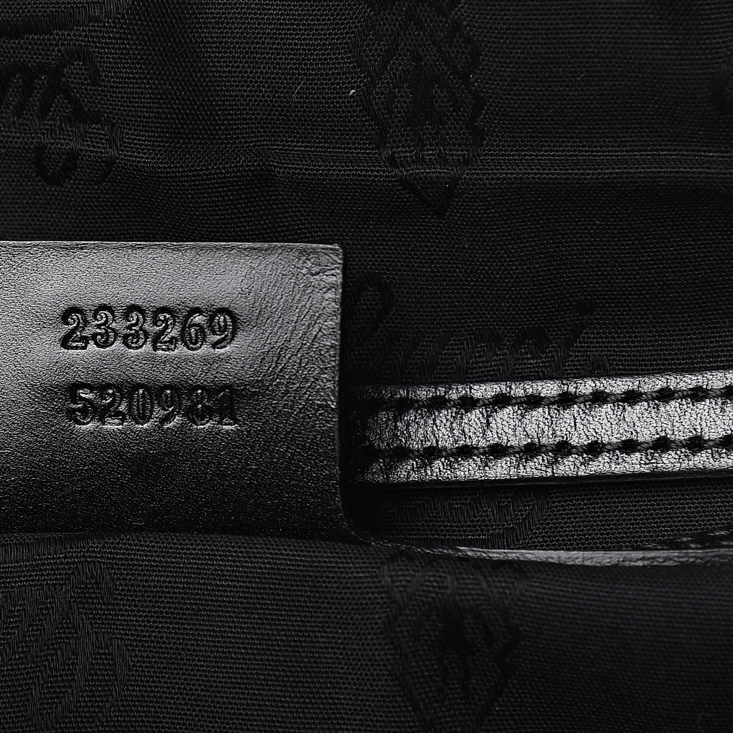 Gucci Imprime Monogram Belt Bag Black 7 of 10
