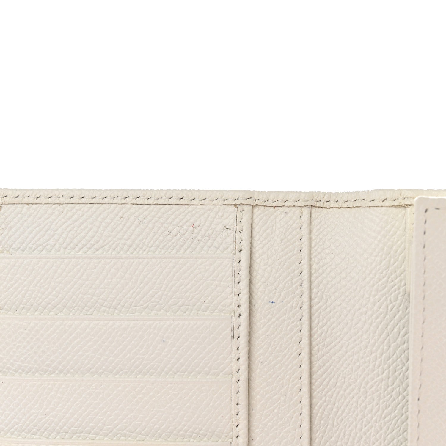 Valentino Garavani Grainy Calfskin Crystal Flap Wallet White 7 of 13