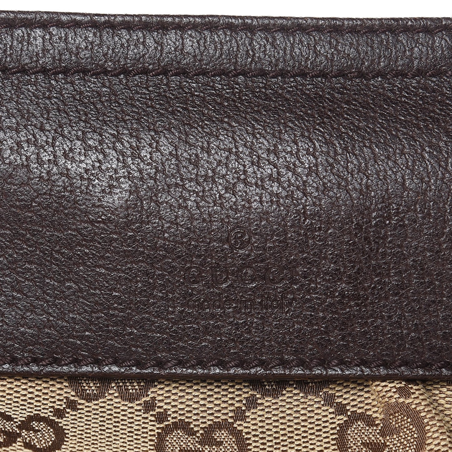 GG Plus Monogram Web Double Pocket Belt Bag Dark Brown